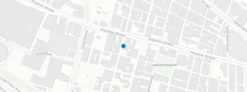 Map showing location of The Pool Club at Virgin Hotels