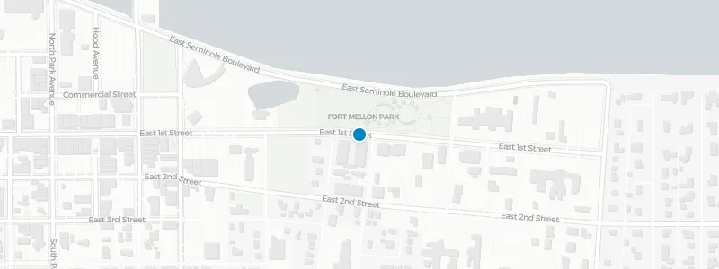 Map showing location of Hollerbach's Willow Tree Café