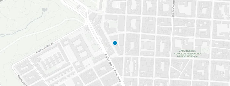 Map showing location of Terraza Hotel Exe Moncloa