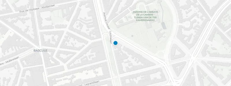 Map showing location of La Villa in the Sky