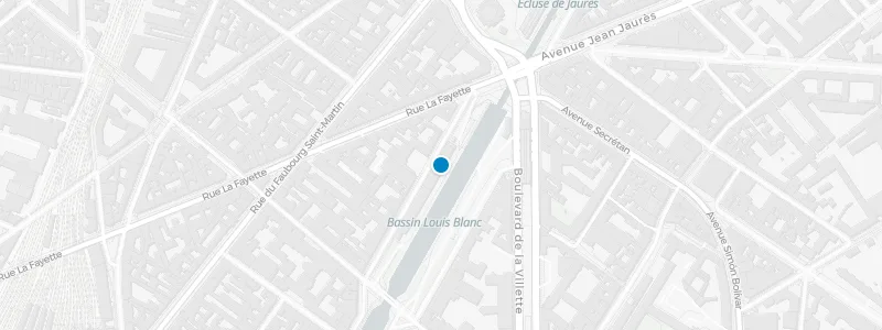 Map showing location of Point Éphémère
