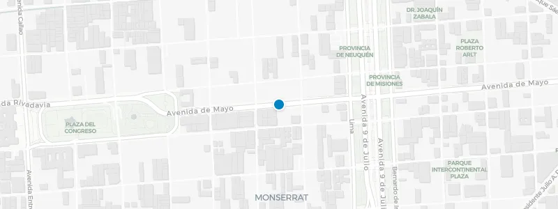 Map showing location of Salón 1923