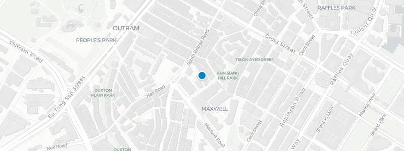 Map showing location of Barouv Rooftop Bar