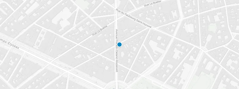 Map showing location of Le Skybar Paris