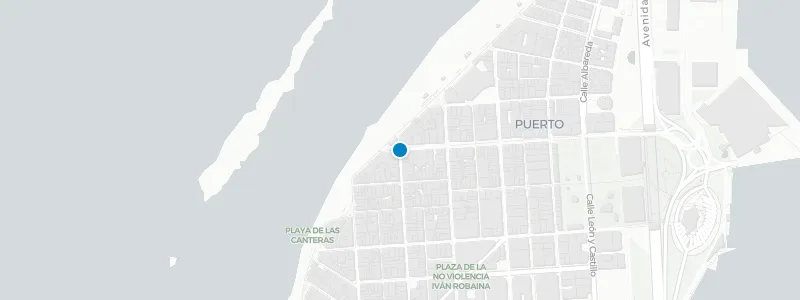 Map showing location of Terraza La Casa Blanca