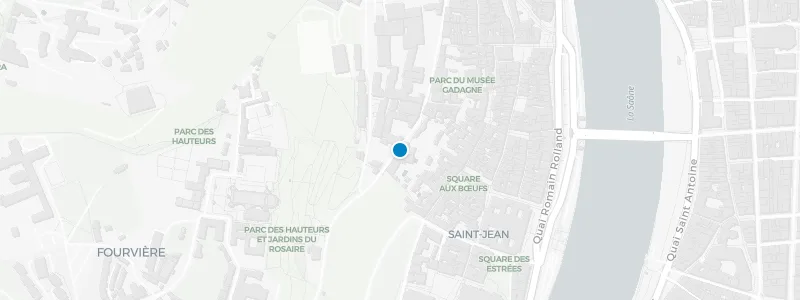 Map showing location of Villa Florentine