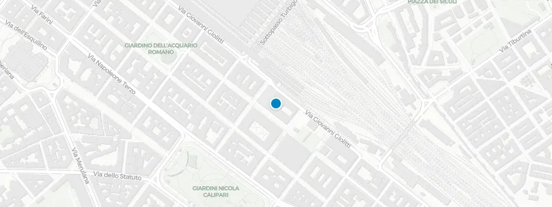 Map showing location of Radisson Blu es. Hotel