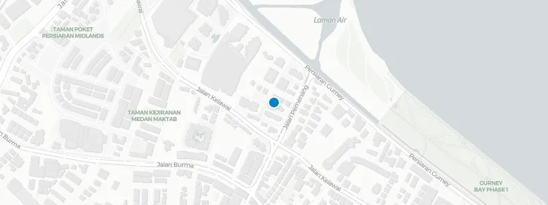Map showing location of Gravity, Rooftop Bar