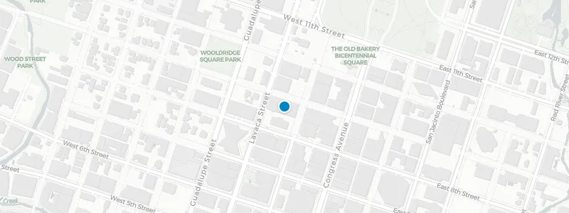 Map showing location of The WET Deck, W Hotel