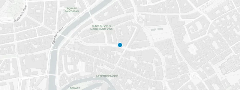 Map showing location of Rooftop Hôtel Hannong