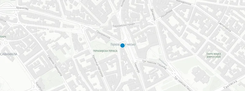 Map showing location of Restoran Caruso