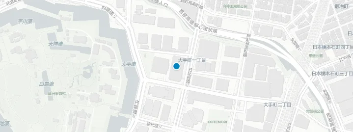 Map showing location of PIGNETO at Four Seasons Tokyo at Otemachi