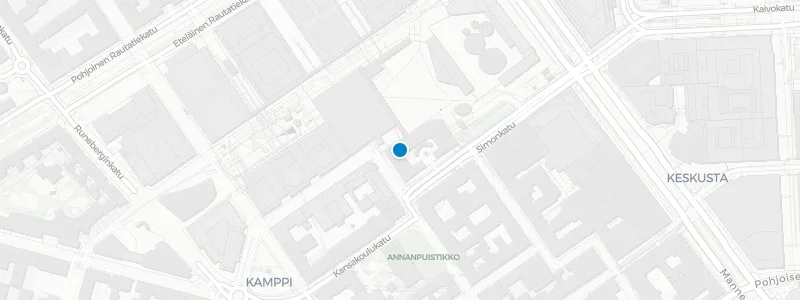 Map showing location of Monkey Rooftop Bar