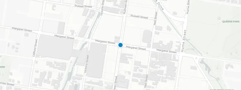 Map showing location of George Banks Rooftop Bar & Bistro