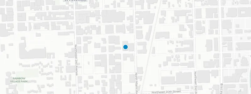 Map showing location of ART Wynwood