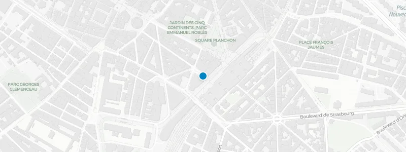 Map showing location of Nectar Cocktail Club