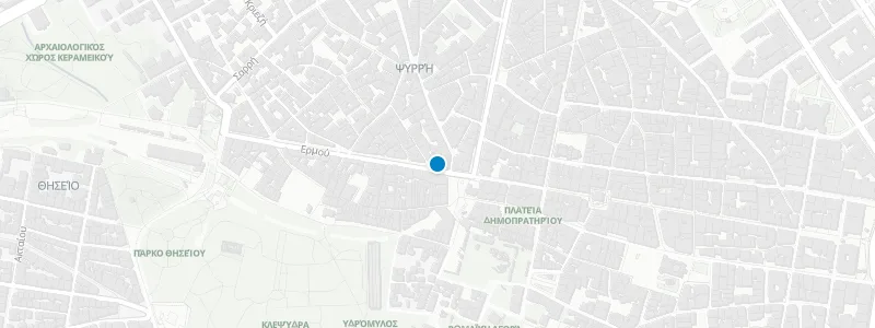 Map showing location of Attic Urban Rooftop