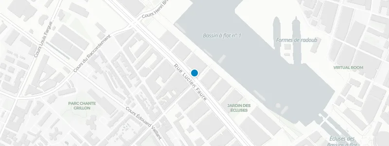 Map showing location of Rooftop Dock G6