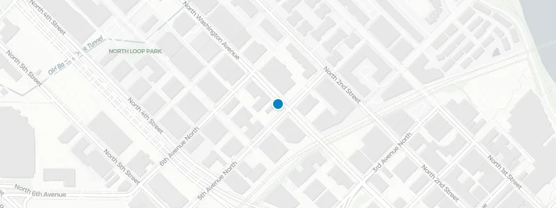 Map showing location of The Rooftop Bar