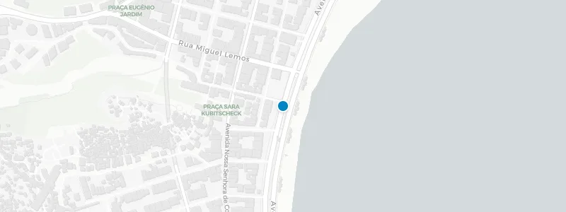 Map showing location of Miramar Hotel by Windsor