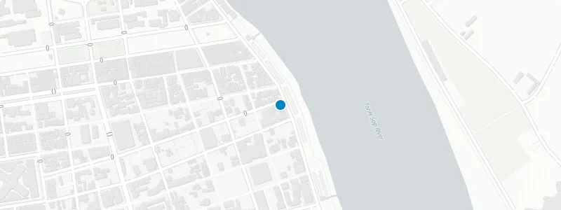 Map showing location of Juniper Gin Bar