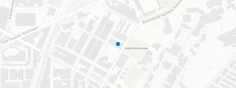Map showing location of Hi-Lawn