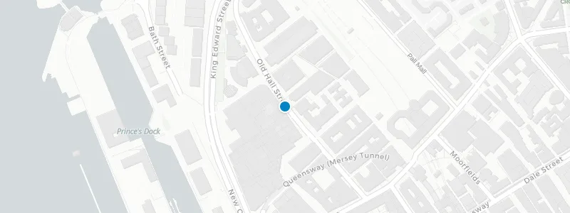 Map showing location of 360 Sky Bar Liverpool