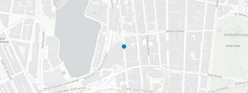 Map showing location of Above 319