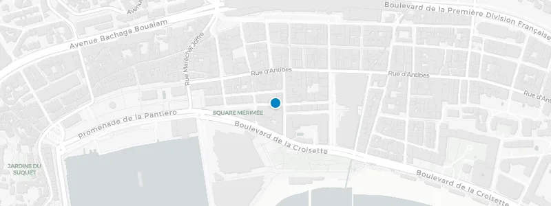 Map showing location of Le Roof at Five Seas Hotel