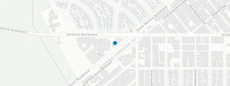Map showing location of The Rooftop Beverly Hills