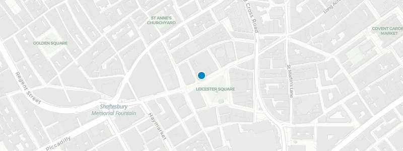 Map showing location of 1 Leicester Square Rooftop