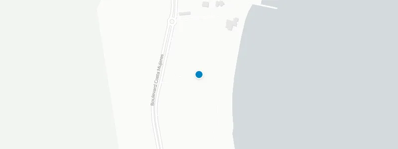 Map showing location of The Rooftop at Garza Blanca Cancun