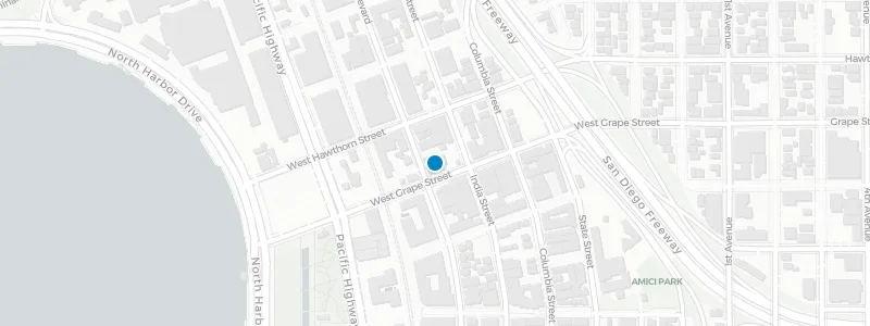 Map showing location of Kettner Exchange