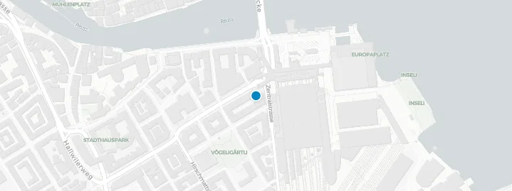 Map showing location of Suite Rooftop
