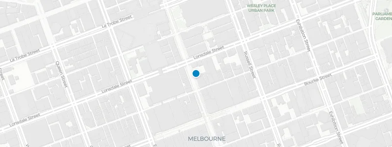 Map showing location of Rooftop Bar