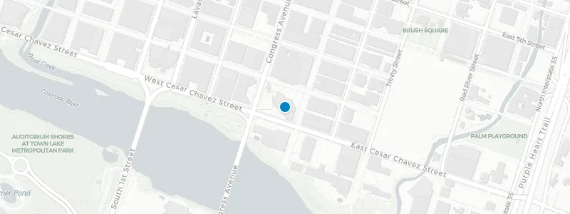 Map showing location of P6 at The LINE Austin