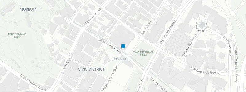 Map showing location of SKAI Bar
