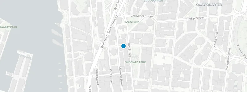 Map showing location of Sky Bar at Shell House