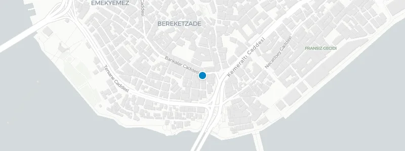 Map showing location of The Bank Roof Bar