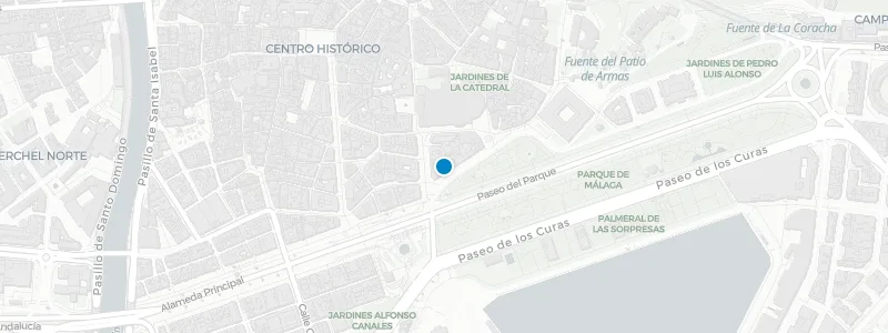 Map showing location of Rooftop AC Hotel Malaga Palacio