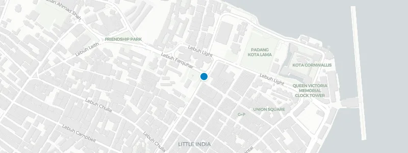 Map showing location of Three Sixty Revolving Restaurant & Rooftop Bar