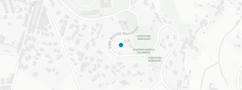 Map showing location of Villa Cora