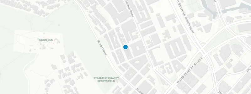 Map showing location of Skybar at The Grey Hotel