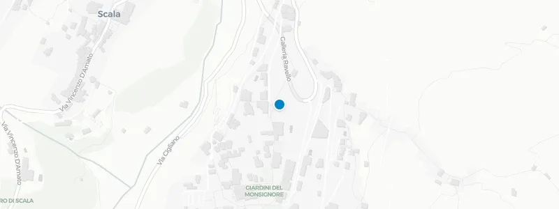 Map showing location of Belmond Hotel Caruso