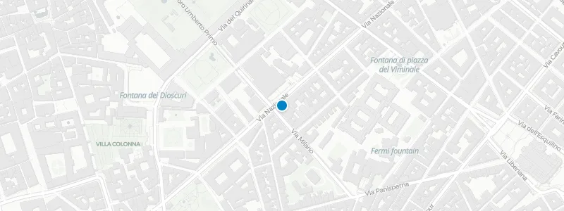 Map showing location of Terrazza Monti