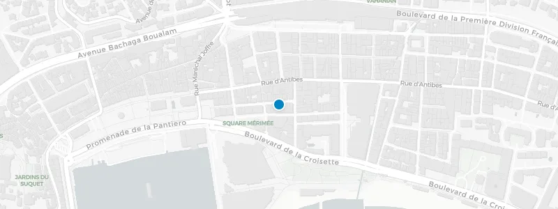 Map showing location of Lounge bar by Le Roof