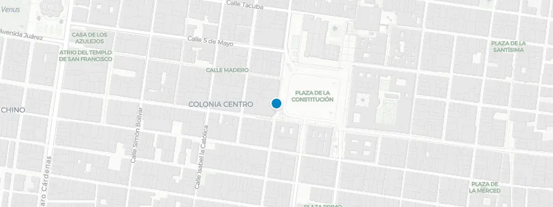 Map showing location of La Terraza Gran Hotel