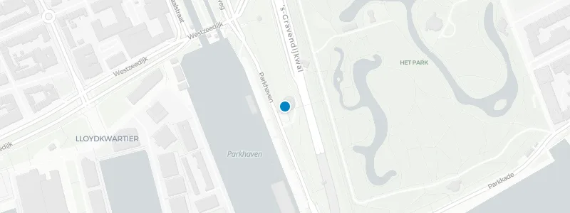 Map showing location of Euromast Rotterdam