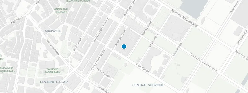 Map showing location of Cook & Brew