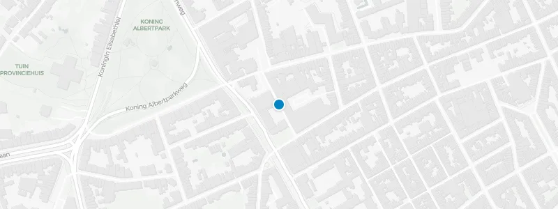 Map showing location of YUST Antwerp Rooftop